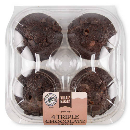 muffin様 Triple Chocolate Muffins | ALDI UK